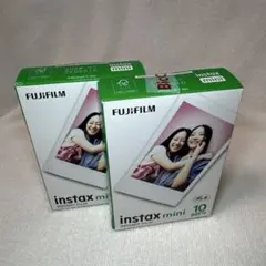 FUJIFILM instax mini インスタントフィルム 10シート×2