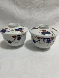 有田焼き 蓋付き茶碗蒸し椀2点セット