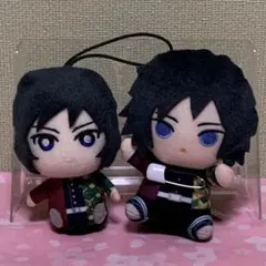 鬼滅の刃 くっつきぬいぐるみバッジ & ちみっともぬい 冨岡義勇 2体セット