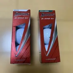 Srixon Z-STAR XV ゴルフボール ホワイト・ロイヤルグリーン