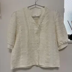 ESTACOT 半袖ブラウス