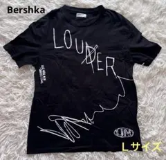 Bershka LOUDER Tシャツ ブラック　Ｌサイズのサムネイル