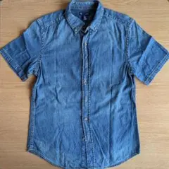 GAP　Slim Fit　半袖デニムシャツ　古着のサムネイル