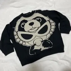 HYSTERIC MINI パンダミニ裏毛トレーナー