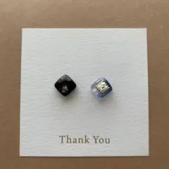 c-602アシメントリーレジンピアス