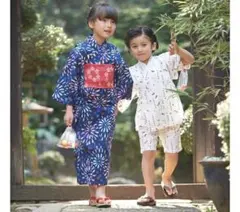 ミキハウス 現行品 花火 浴衣 100サイズのサムネイル