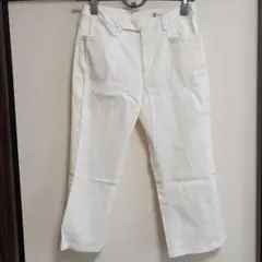 MICHEL　KLEIN の白い七分丈パンツ