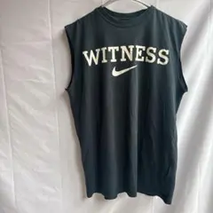 Nike Dri-Fit WITNESS タンクトップ M ブラック　リメイク黒