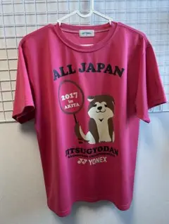 YONEX ピンク Tシャツ Mサイズ 2017年秋田