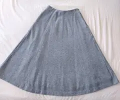 ユニクロ　グレー フレアスカート