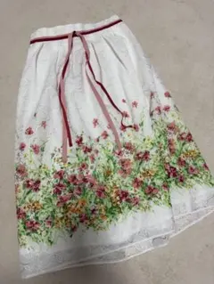 Dear Princess スカート　白　花柄のサムネイル