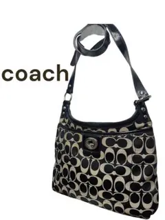 COACH コーチ　ショルダーバッグ シグネチャー　オリジナルロゴデザイン