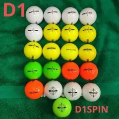 ゴルフボール　ロストボール HONMA　D1 D1SPIN 21球のサムネイル