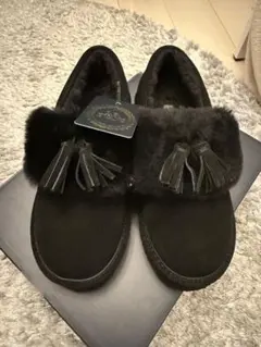 エミュ EMU Australia サイズ6 23cm チャコール モカシン - メルカリ
