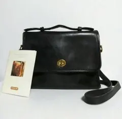 オールドコーチ 2way ショルダーバッグ 黒 ブラック コーチ