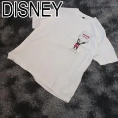 Disney Tシャツ ミッキー ホワイト 5L シミあり