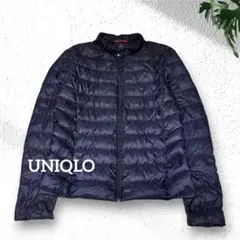 【希少コラボ】ユニクロ×イネス ウルトラライトダウン　 L ネイビー 訳あり