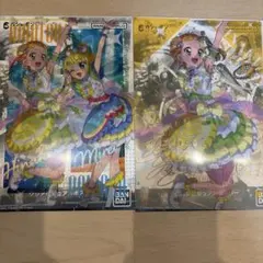 アイカツ×プリパラ ポスター ひなき、ひなき＆みれぃ