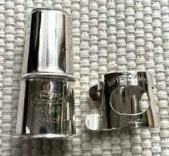 バスクラ クランポン純正マウスピース、リガチャ、キャップセット