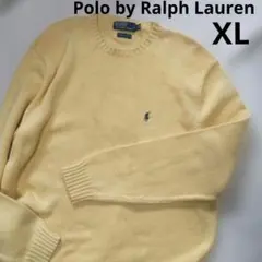 XL Polo by Ralph Lauren コットン セーター イエロー