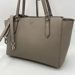 トリーバーチ エマーソン トートバッグ 2way ショルダーバッグ グレー