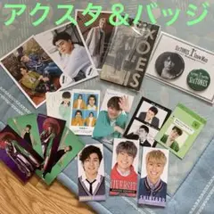 新品未開封　SixTONES　森本慎太郎　アクリルスタンド＆缶バッジ