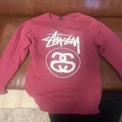 STUSSY ステューシー スウェット トレーナー ピンク Sのサムネイル