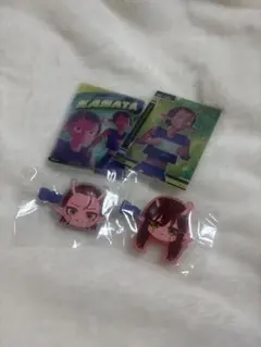 ミルキーサブウェイ ミルサブ 前髪クリップ クリアカード カナタ アカネ