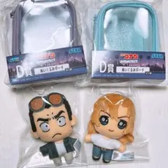 セガラッキーくじ コナン D賞 F賞ぬいぐるみポーチ ぬいぐるみ