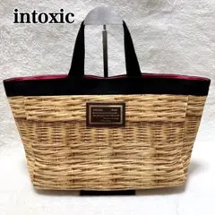 intoxic イントキシック　ハンドバッグ　トートバッグ　リボン　A4 カゴ