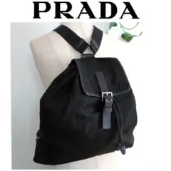4347 PRADA プラダ ウール フェルト バックパック リュック 三角ロゴ