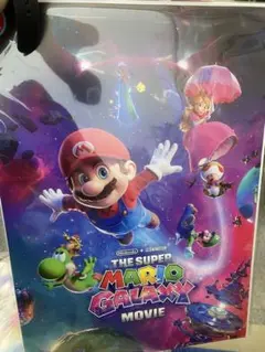 台湾限定 特殊加工 スーパーマリオギャラクシー A3ポスター 3枚セット