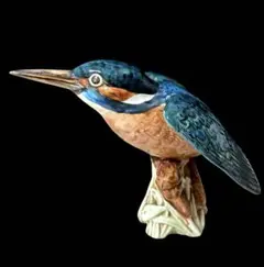 Beswick ベスウィック　陶器製　キングフィッシャー (カワセミ) 置物のサムネイル