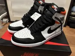 Nike Air Jordan 1 ホワイト/ブラック/オレンジ