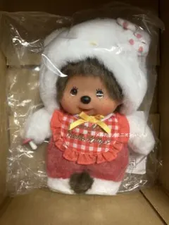 ハローキティ×モンチッチ ギンガムチェック S ぬいぐるみ 新品未開封