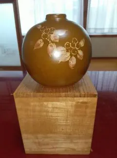 送料無料　初代伊藤赤水作　小さな花瓶　高さ10ｃｍ　小品堂識　秀逸作 送料無料 初代伊藤赤水作 小さな花瓶 高さ10cm 小品堂識 秀逸作