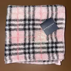 Burberry チェック柄タオルハンカチ新品タグ付き
