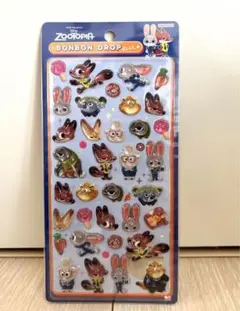 【正規品】ズートピア　ボンボンドロップシール　通常