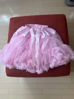 チュールスカート　ピンク