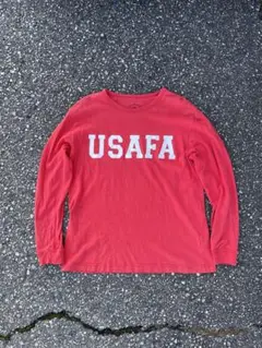 ALPHA INDUSTRIES ロンT 短丈 赤 ノームコア y2k