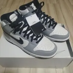NIKE Dunk High ダンク ハイ Grey White BY YOU - メルカリ