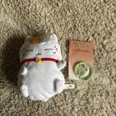 夏目友人帳一番くじぬいぐるみポーチとガラス箸置き