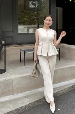 herlipto Two-Way Collar Jumpsuit - メルカリ