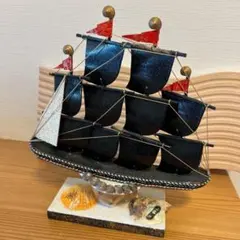 アンティーク帆船 スペイン サンタマリア号 木製 レトロ ヴィンテージ 