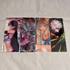 fgo 編成画面風カード 水着マルタ 伊吹童子 水着マリー サンタカルナ