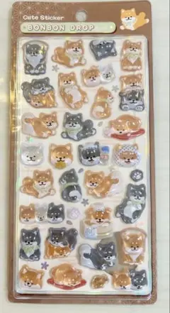 和柄　ボンボンドロップシール　正規品　芝犬　セット割あり