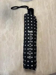 MACKINTOSH ワンタッチ 折り畳み傘 ネイビー ドットのサムネイル