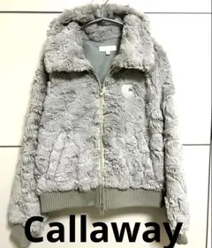 【美品】キャロウェイゴルフ　ボアジャケット　アウター　ゴルフ　レディースM