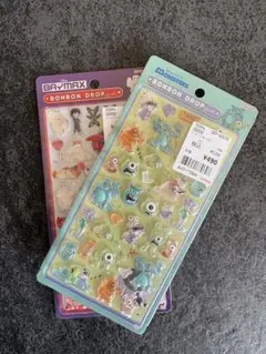 ボンボンドロップシール　ディズニー　モンスターズインク、ベイマックス　2枚セット