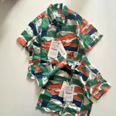 【新品未使用】ZARA Baby ザラベイビー　半袖　総柄　シャツ　2点セット